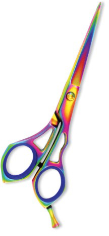 Professional Hair Cutting Scissor with razor edge. Multicolor Coating