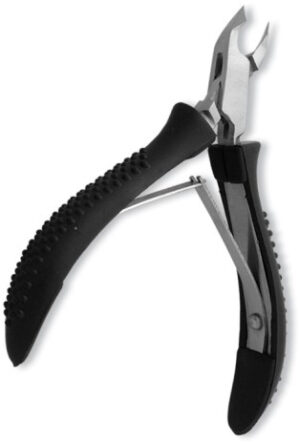 Cuticle Nipper, Double Spring. Plastic Grip